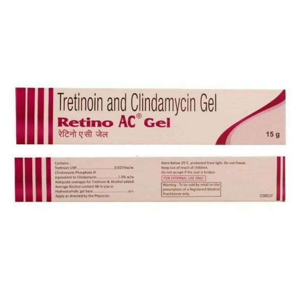 Buy Retino Ac Gel 0.025% + 1% online medicine-pharmadeliveries.com